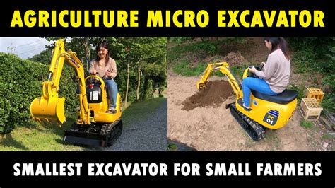 very small excavator